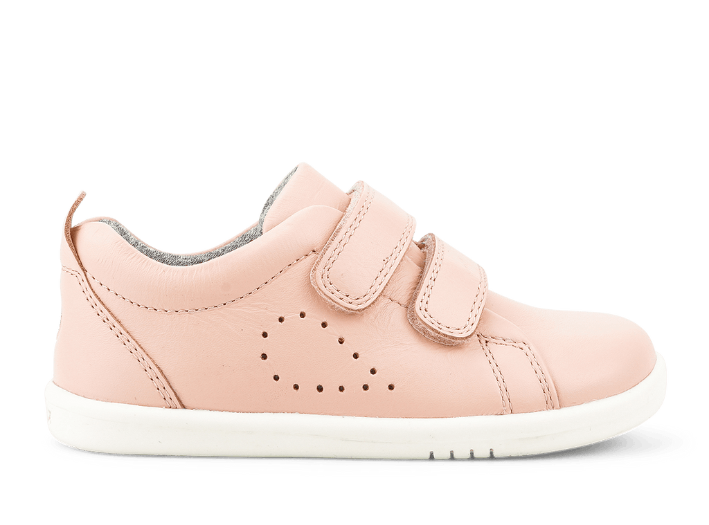 Bobux IWalk Grass Court Seashell Pink Leather – otherkids