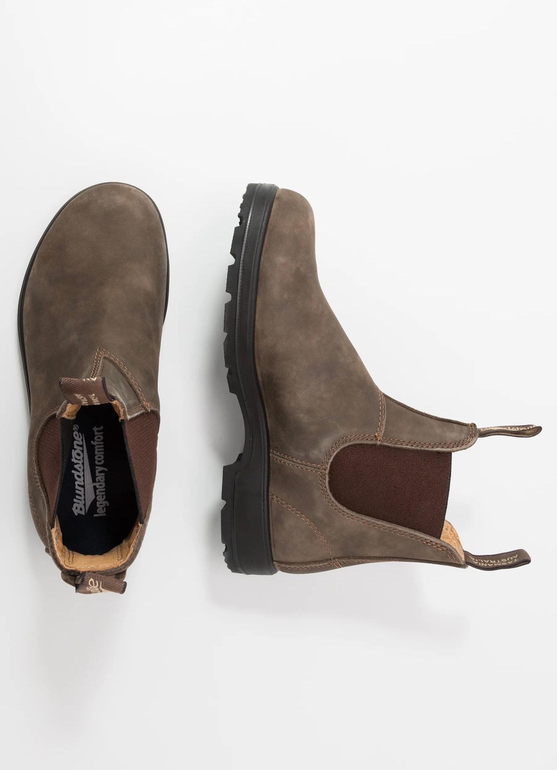 Rustic brown shop blundstone boots