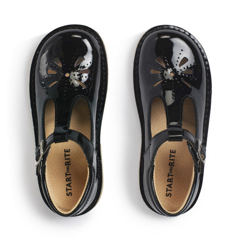 Lottie T-Bar Shoes Black Patent – otherkids - Main Image