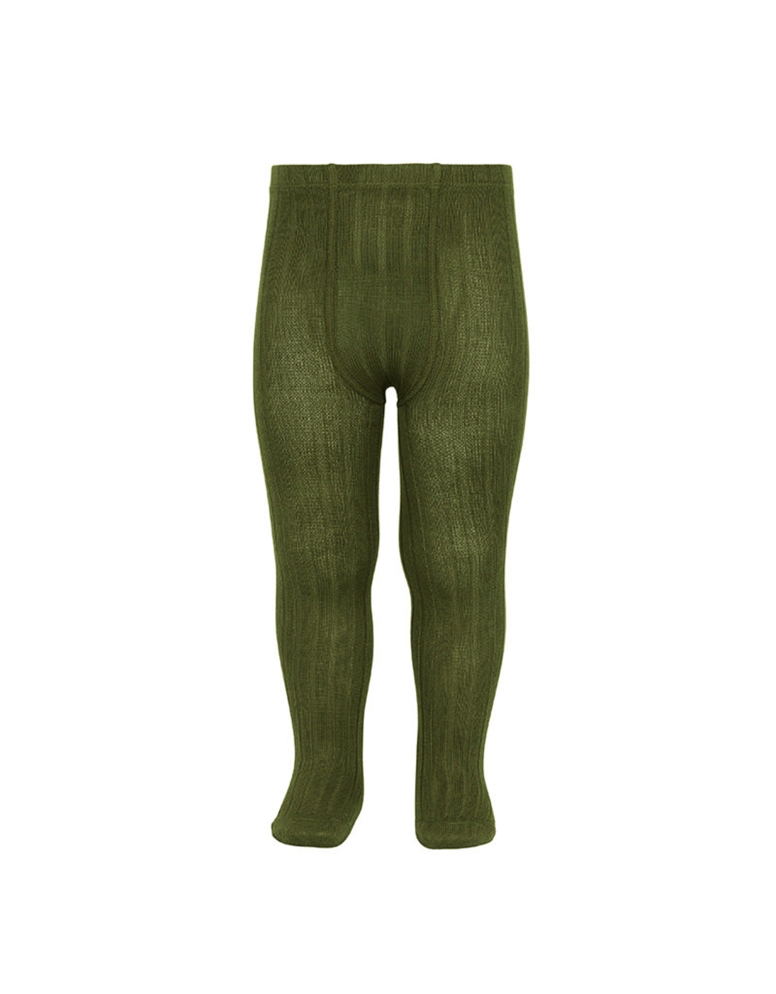 Condor Ribbed Tights Condor ribbed tights - olive green 742 – otherkids